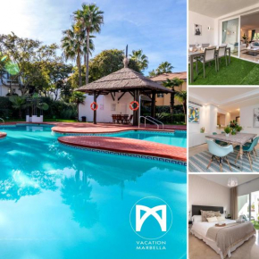 VACATION MARBELLA I Jardines de Ventura del Mar, Walk to Puerto Banus Marina, A minute from the beach, Groundfloor, Family Friendly and Pool